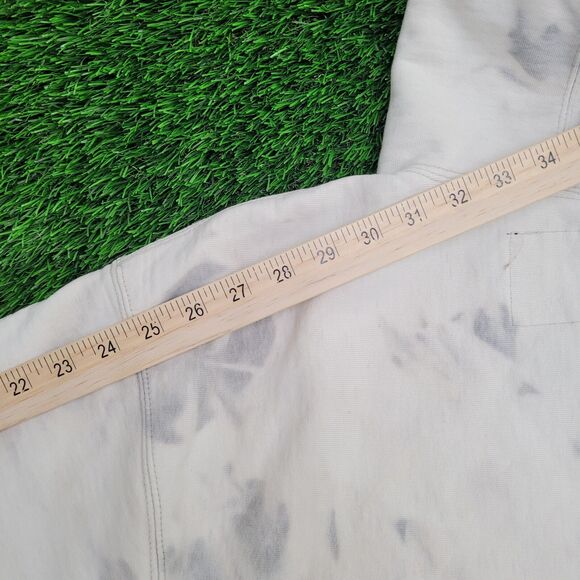 West-Virginia Mountaineers Hoodie XS 23x27 Gray White - Picture 5 of 14